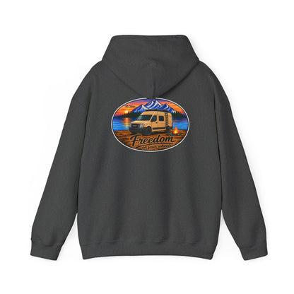 Nissan NV Merchandise Van 2500 3500 Freedom on Four Wheels Unisex Heavy Blend™ Hooded Sweatshirt