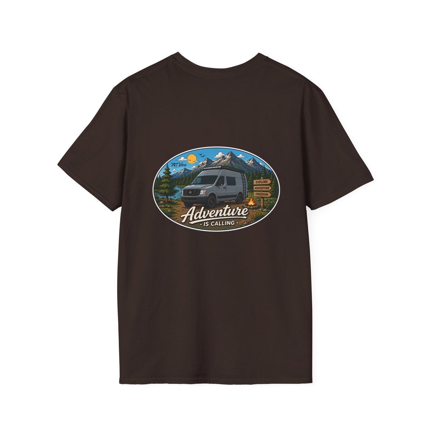 Nissan NV Merchandise Adventure is Calling Unisex Softstyle T-Shirt