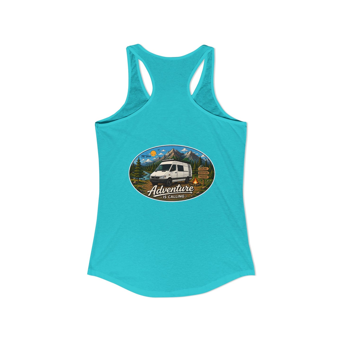 Sprinter T1N Merchandise Adventure is Calling Women's Ideal Racerback Tank