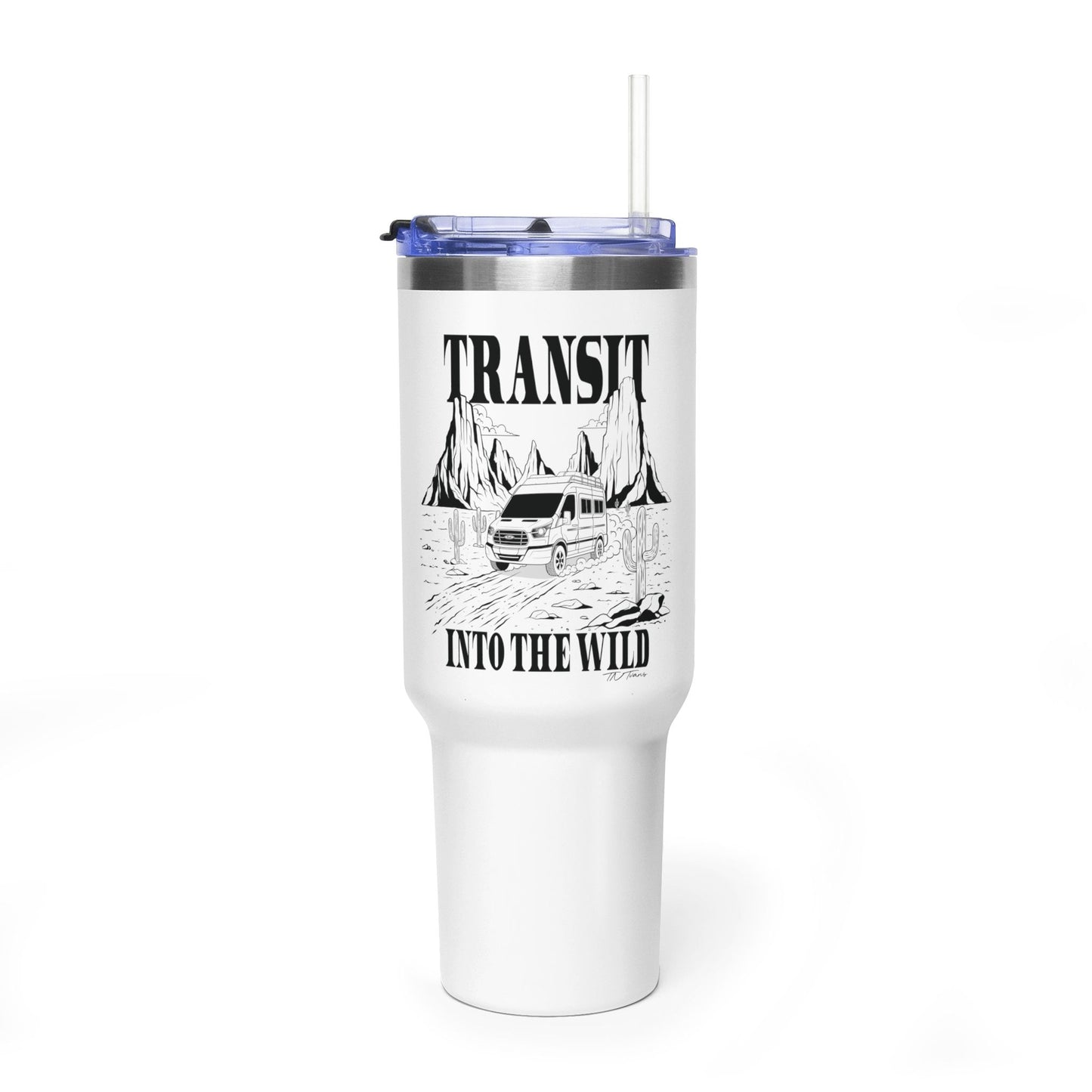 Ford Transit Merchandise Into The Wild Vacuum Thermal Tumbler, 40oz