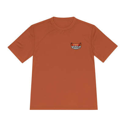 TNTvans Merchandise Built for Adventure Unisex Moisture Wicking Tee