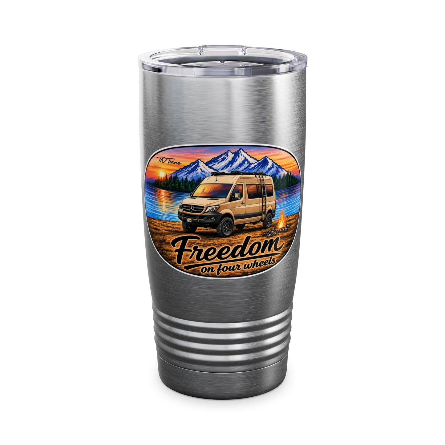 Mercedes Sprinter Freedom on Four Wheels Ringneck Tumbler, 20oz