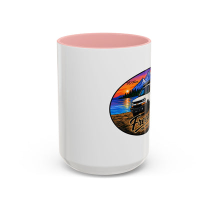 Chevy Express Freedom on Four Wheels Accent Coffee Mug (11, 15oz)