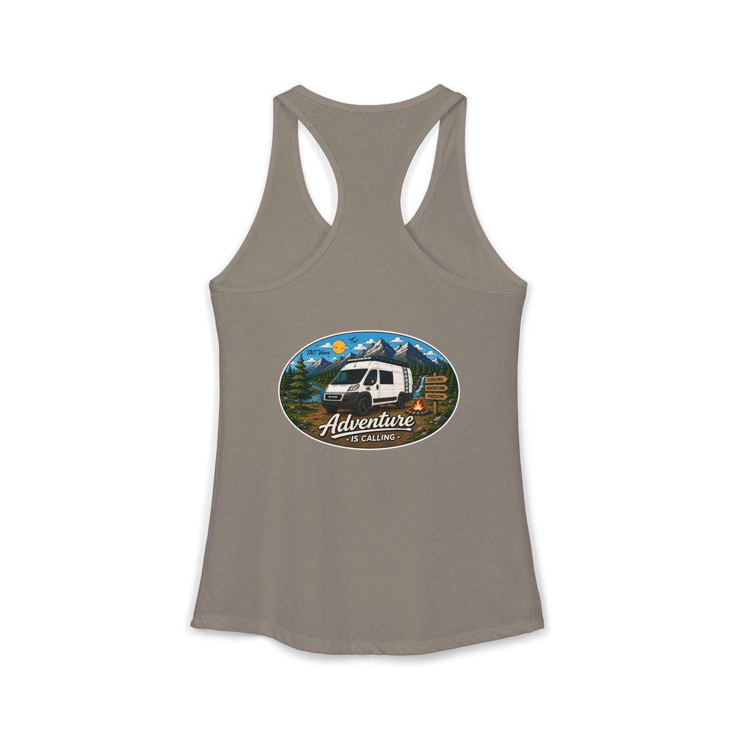 Ram ProMaster Merchandise Adventure is Calling Women's Ideal Racerback Tank