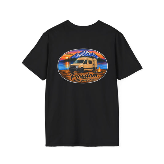 Nissan NV Freedom on Four Wheels Unisex Softstyle T-Shirt