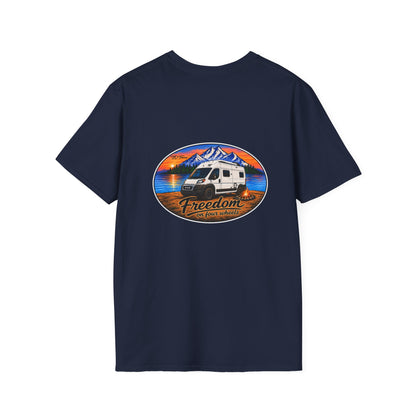 Ram ProMaster Merchandise Freedom on Four Wheels Unisex Softstyle T-Shirt