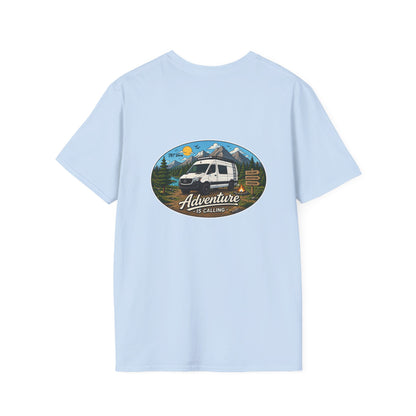 Mercedes Sprinter Merchandise Adventure is Calling Unisex Softstyle T-Shirt