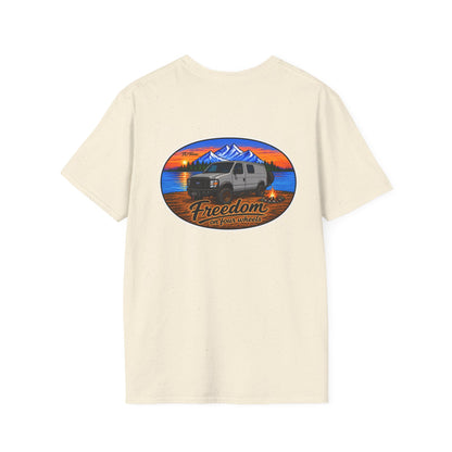 Ford Econoline Freedom on Four Wheels Unisex Softstyle T-Shirt