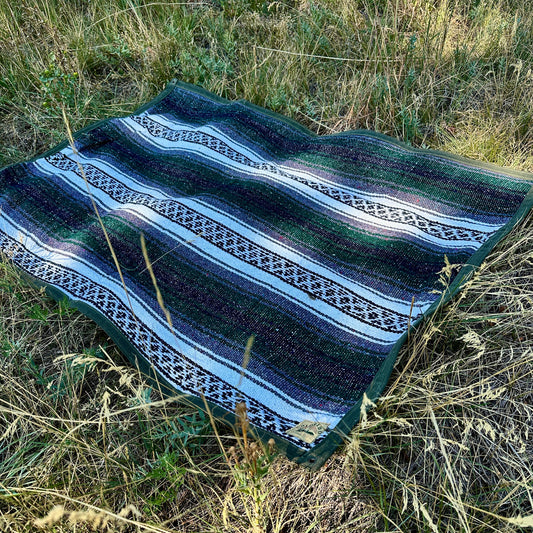 Handmade Canvas Picnic Blanket | Ground Cloth | Made in the USA