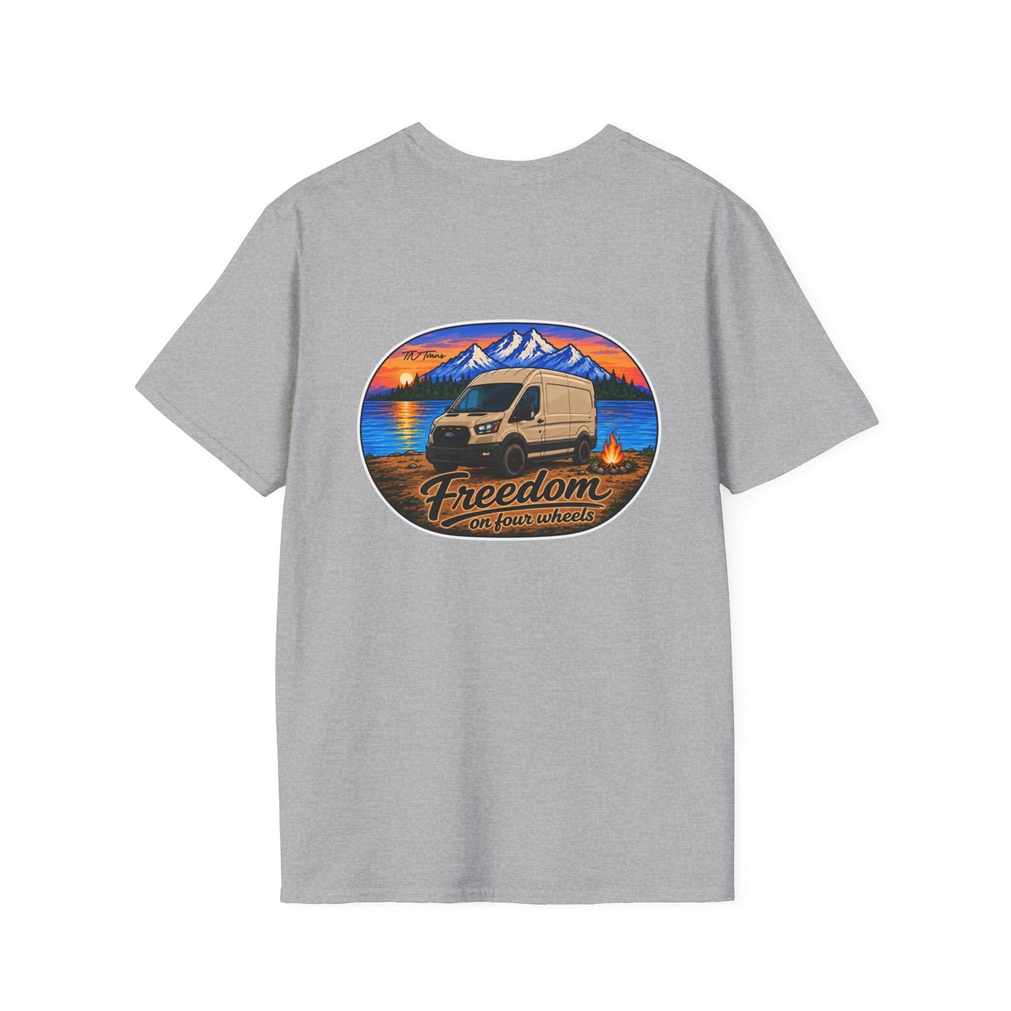 Ford Transit T-Shirt Freedom on Four Wheels