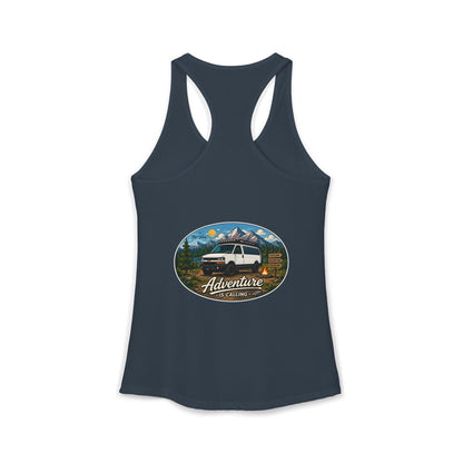 Chevy Express Merchandise Adventure is Calling Women's Ideal Racerback Tank