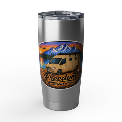 Sprinter T1N Merchandise Freedom on Four Wheels Vagabond 20oz Tumbler