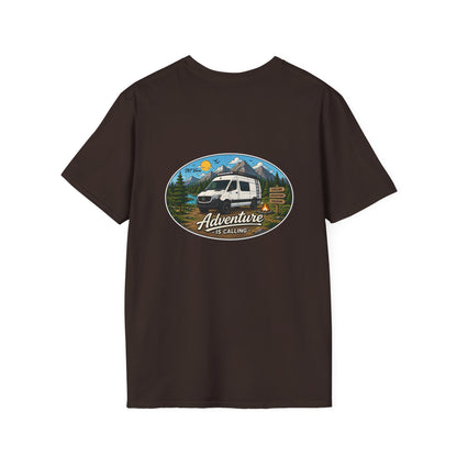 Mercedes Sprinter Merchandise Adventure is Calling Unisex Softstyle T-Shirt