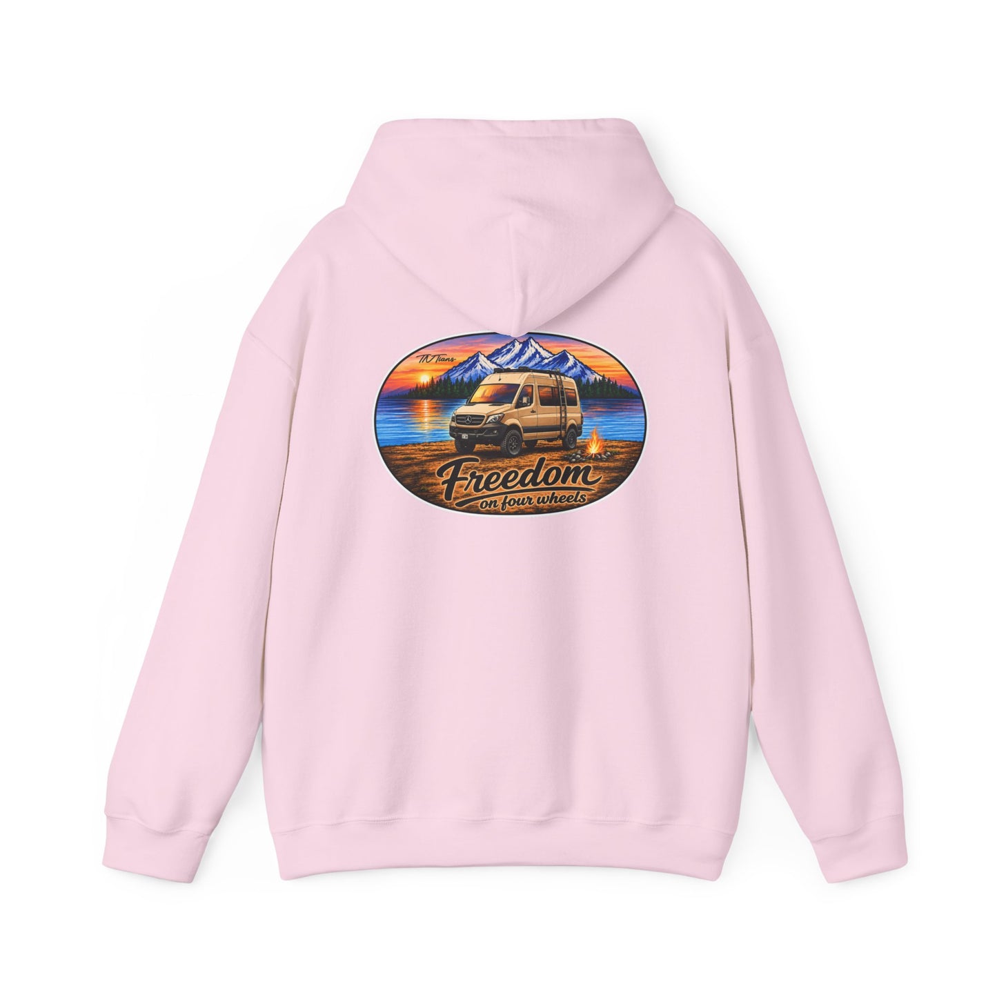 Mercedes Sprinter Merchandise Freedom on Four Wheels Unisex Heavy Blend™ Hooded Sweatshirt
