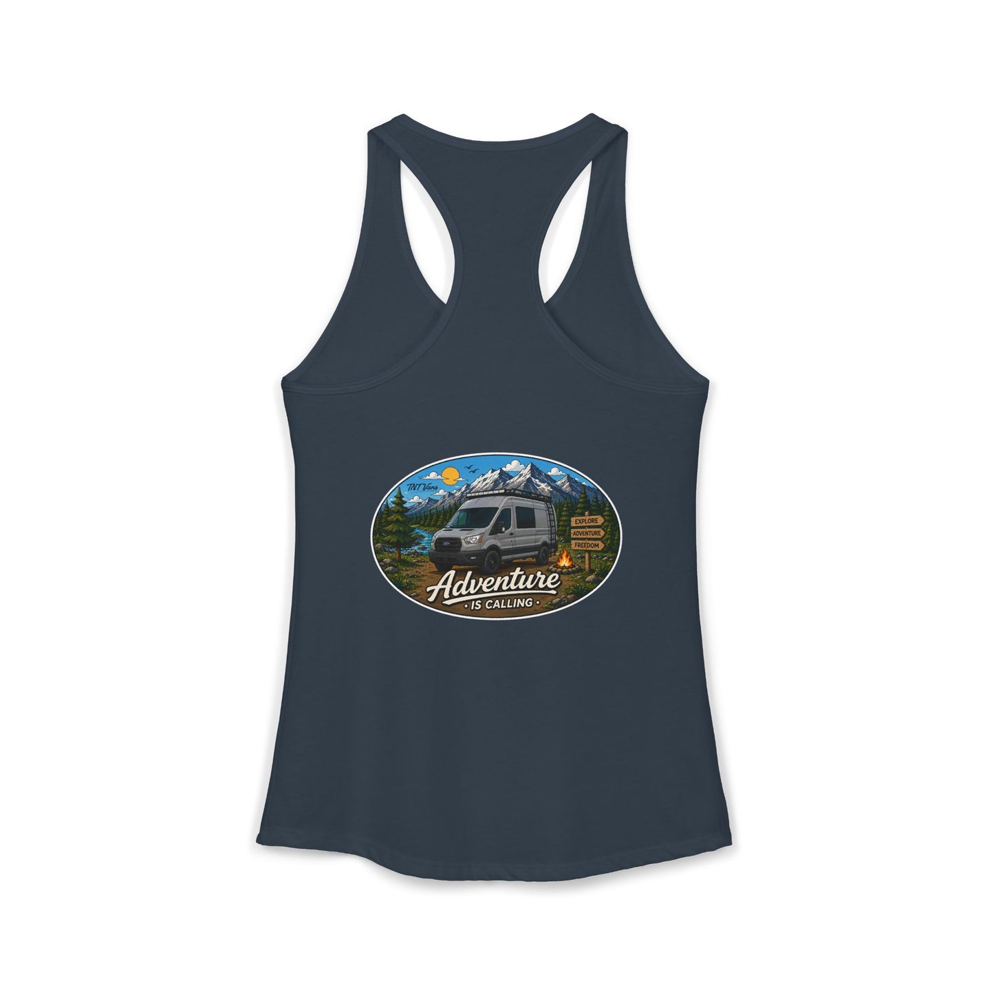 Ford Transit Merchandise Adventure is Calling Women's Ideal Racerback Tank