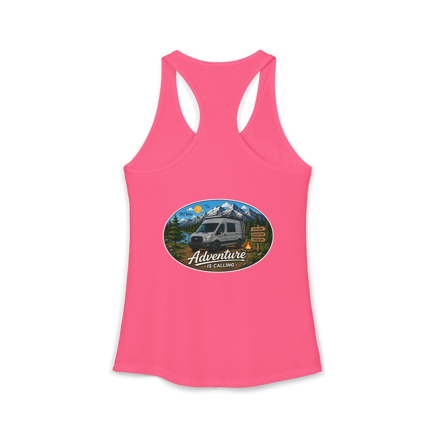 Ford Transit Merchandise Adventure is Calling Women's Ideal Racerback Tank