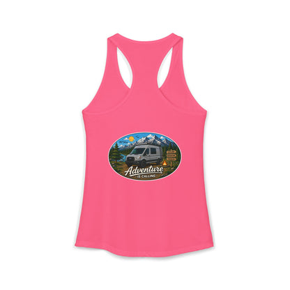 Ford Transit Merchandise Adventure is Calling Women's Ideal Racerback Tank