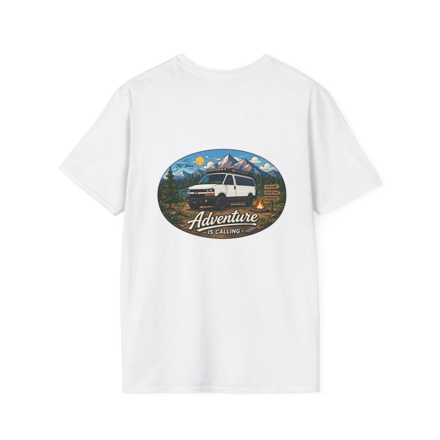 Chevy Express Merchandise Adventure is Calling Unisex Softstyle T-Shirt
