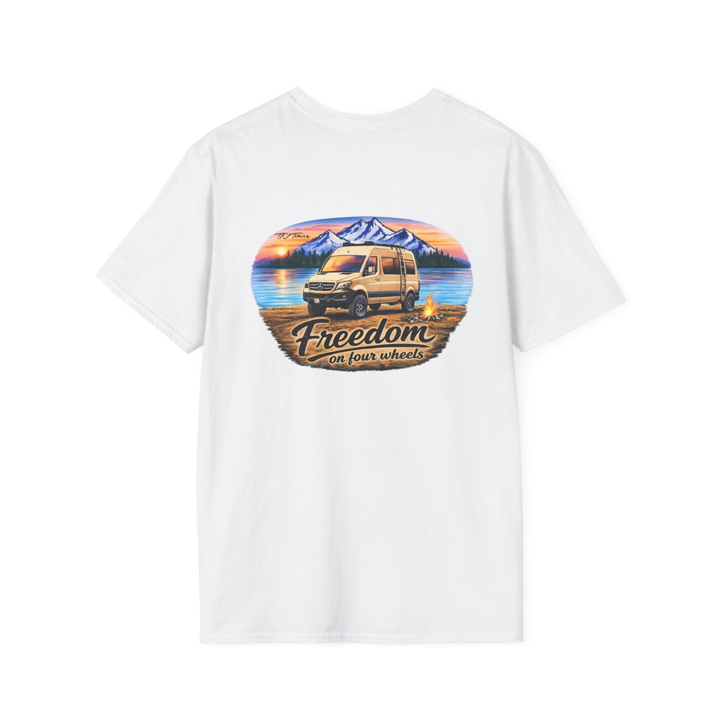 Mercedes Sprinter Van T-Shirt Freedom on Four Wheels