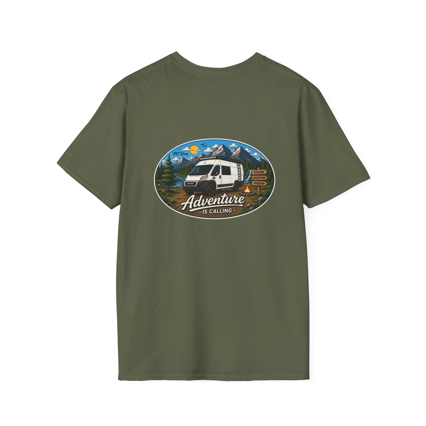 Ram ProMaster Merchandise Adventure is Calling Unisex Softstyle T-Shirt