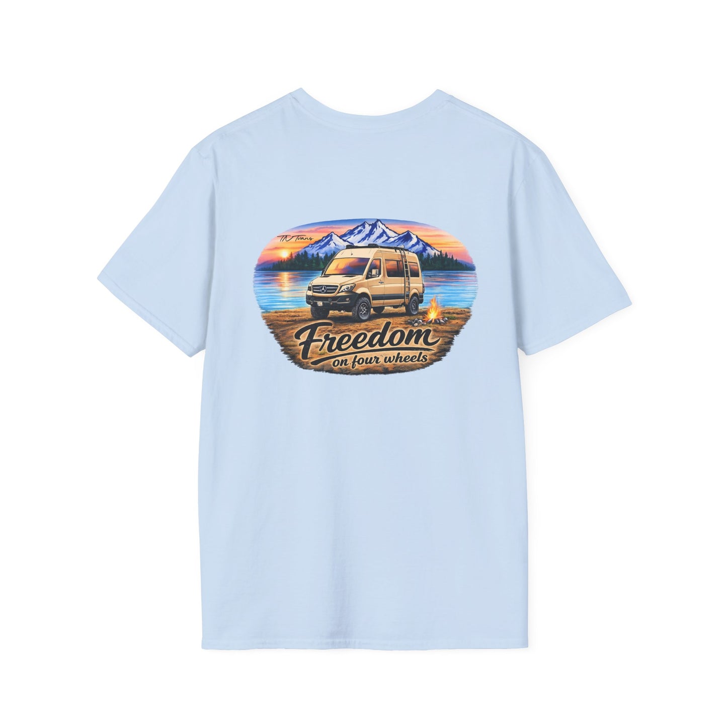 Mercedes Sprinter Van T-Shirt Freedom on Four Wheels