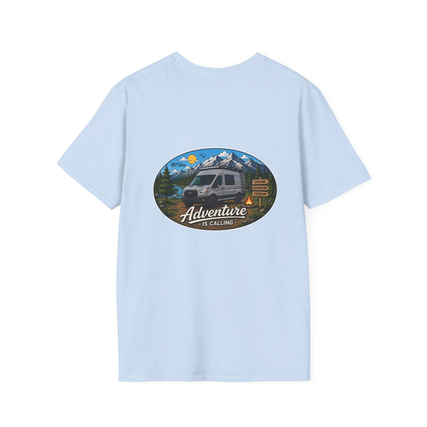 Ford Transit Merchandise Adventure is Calling Unisex Softstyle T-Shirt