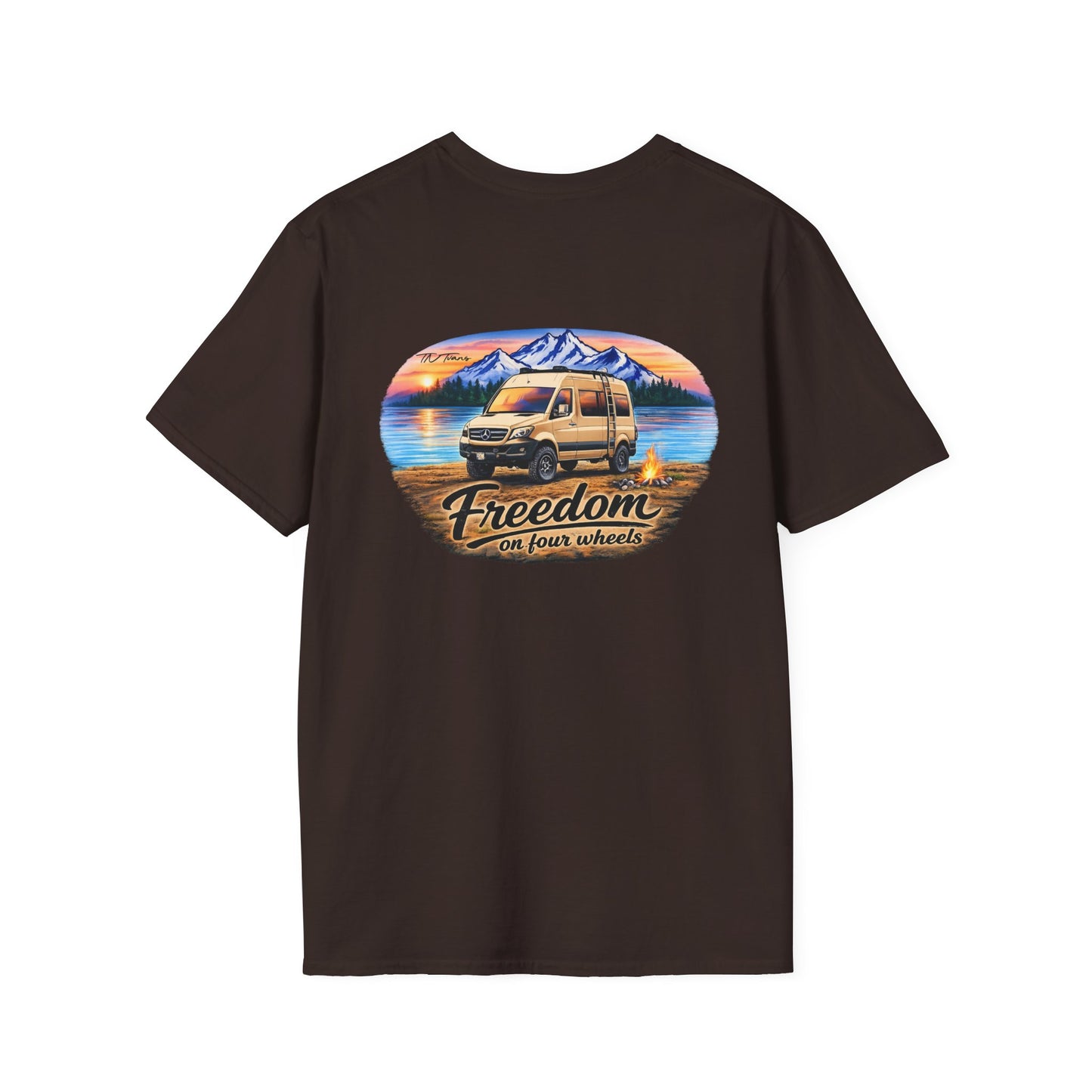 Mercedes Sprinter Van T-Shirt Freedom on Four Wheels
