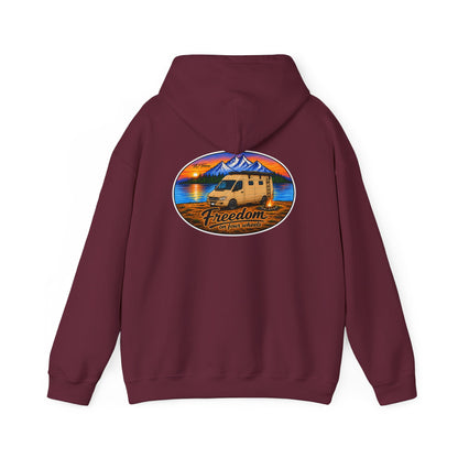 Sprinter T1N Merchandise Van Freedom on Four Wheels Unisex Heavy Blend™ Hooded Sweatshirt