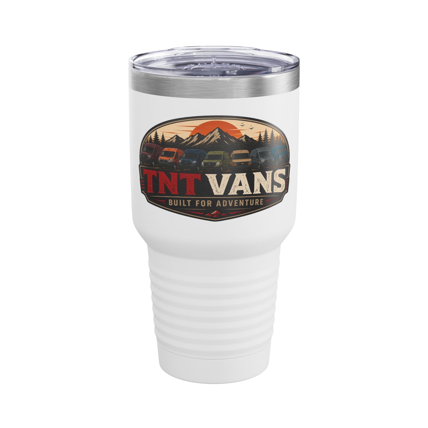 TNTvans Built for Adventure Fleet Merch Tundra Tumbler, 30oz