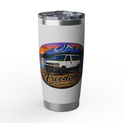 Chevy Express Merchandise Freedom on Four Wheels Vagabond 20oz Tumbler