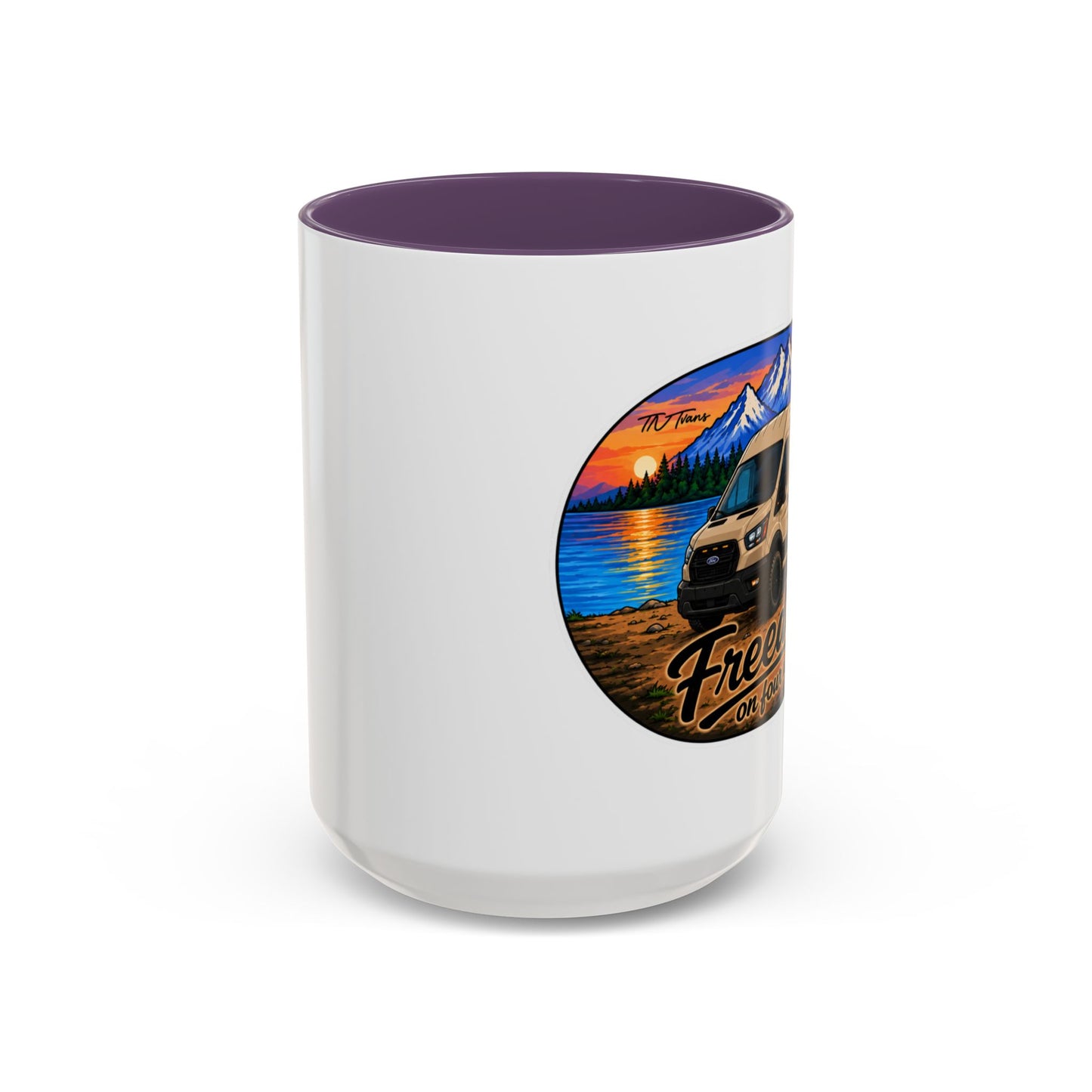 Ford Transit Freedom on Four Wheels Accent Coffee Mug (11, 15oz)