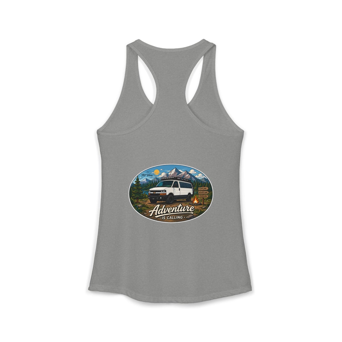 Chevy Express Merchandise Adventure is Calling Women's Ideal Racerback Tank