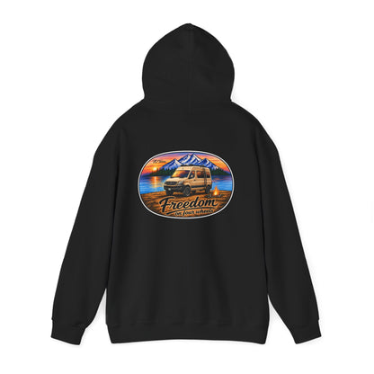 Mercedes Sprinter Merchandise Freedom on Four Wheels Unisex Heavy Blend™ Hooded Sweatshirt