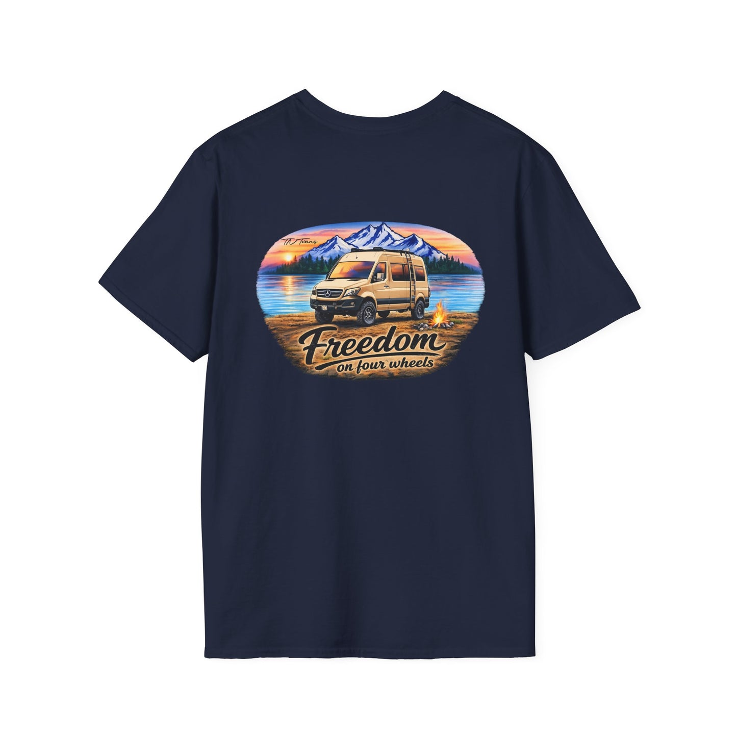 Mercedes Sprinter Van T-Shirt Freedom on Four Wheels
