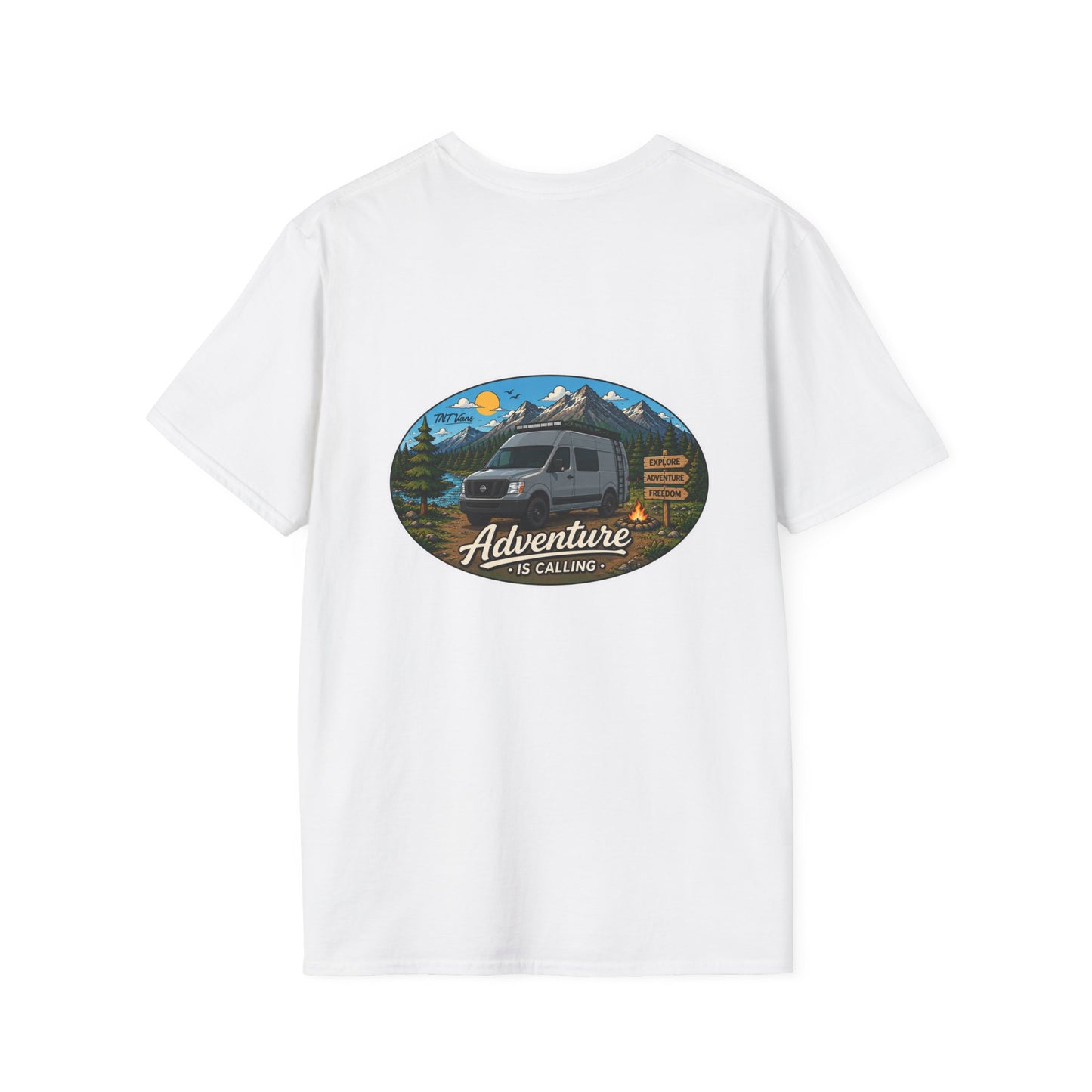 Nissan NV Merchandise Adventure is Calling Unisex Softstyle T-Shirt