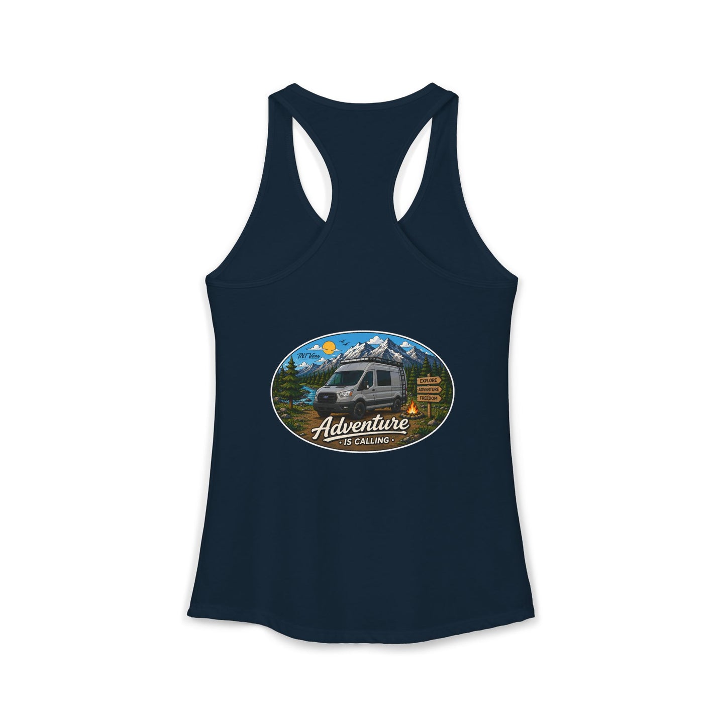 Ford Transit Merchandise Adventure is Calling Women's Ideal Racerback Tank