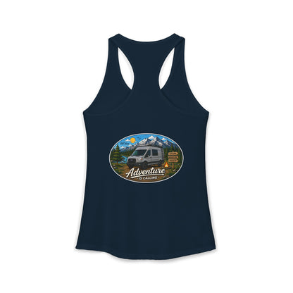 Ford Transit Merchandise Adventure is Calling Women's Ideal Racerback Tank