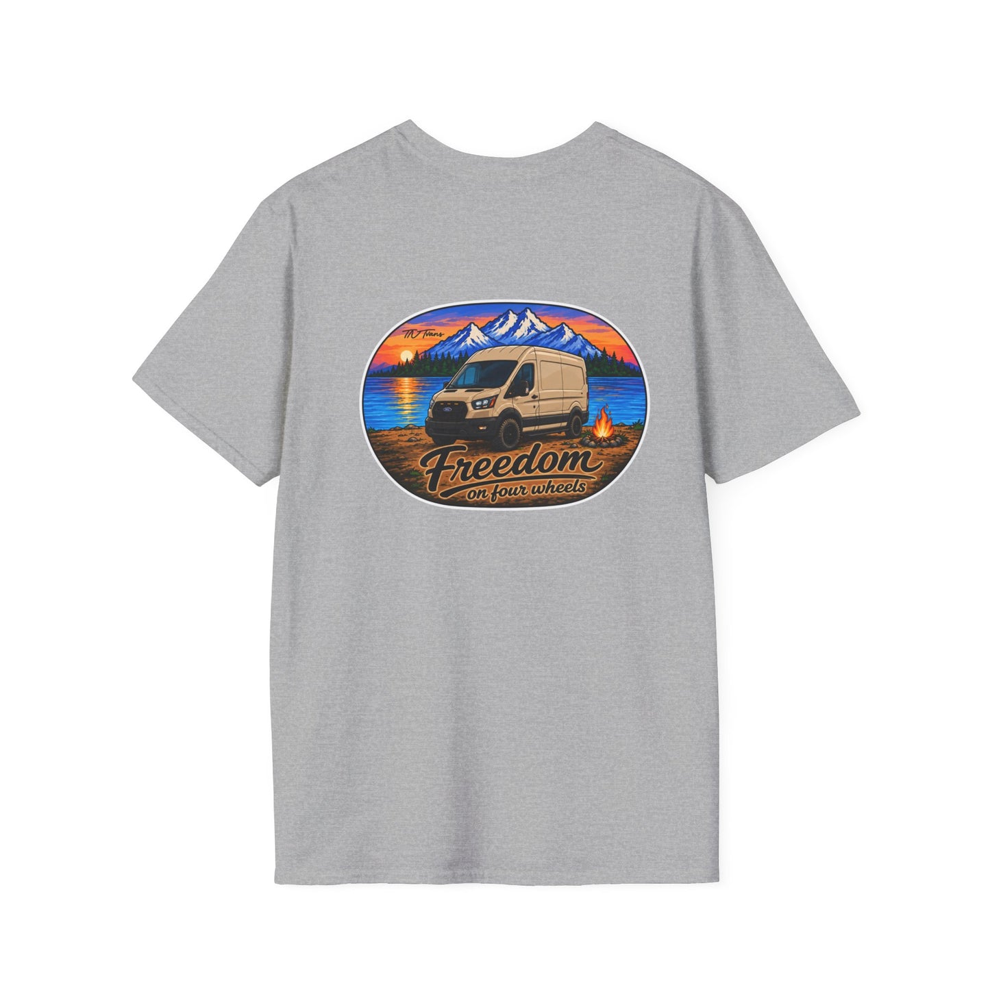 Ford Transit T-Shirt Freedom on Four Wheels