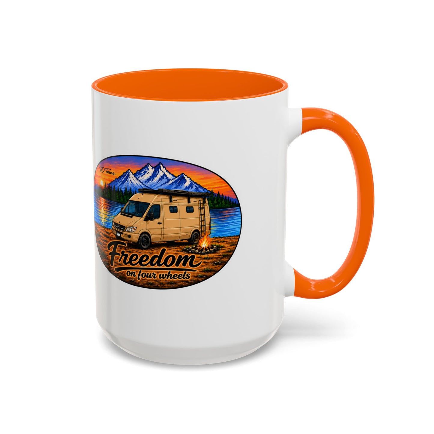 Sprinter T1N Freedom on Four Wheels Accent Coffee Mug (11, 15oz)