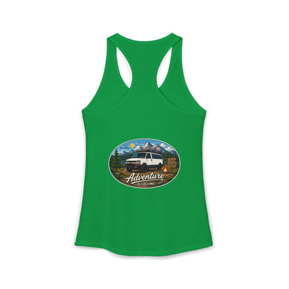 Chevy Express Merchandise Adventure is Calling Women's Ideal Racerback Tank