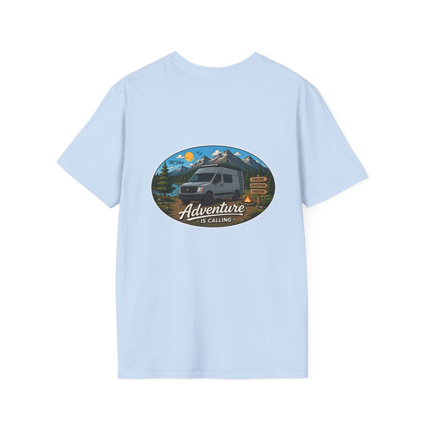 Nissan NV Merchandise Adventure is Calling Unisex Softstyle T-Shirt