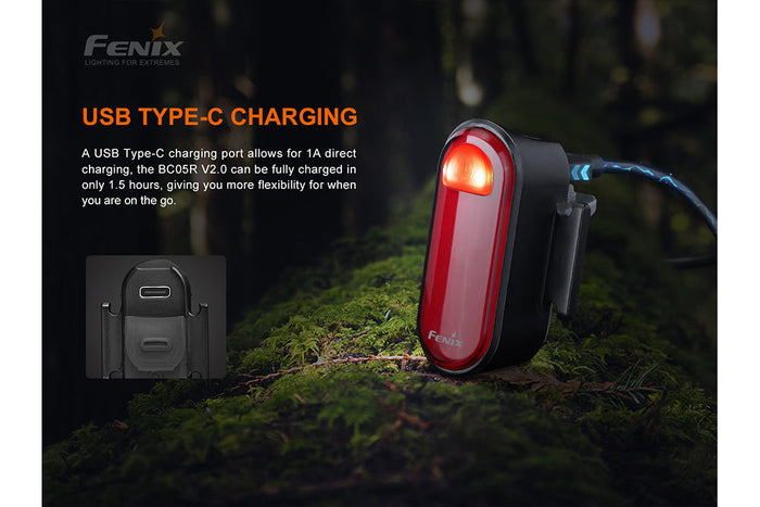 Fenix BC05R V2.0 Rechargeable Bicycle Tail Light