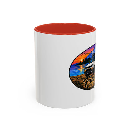 Chevy Express Freedom on Four Wheels Accent Coffee Mug (11, 15oz)