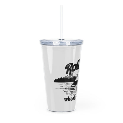 Ram ProMaster Merchandise Plastic Tumbler with Straw