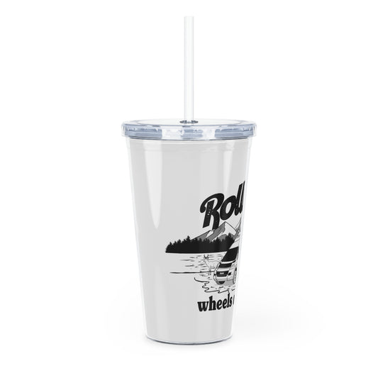 Ram ProMaster Merchandise Plastic Tumbler with Straw