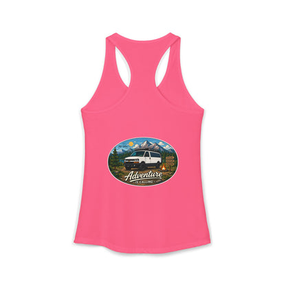 Chevy Express Merchandise Adventure is Calling Women's Ideal Racerback Tank