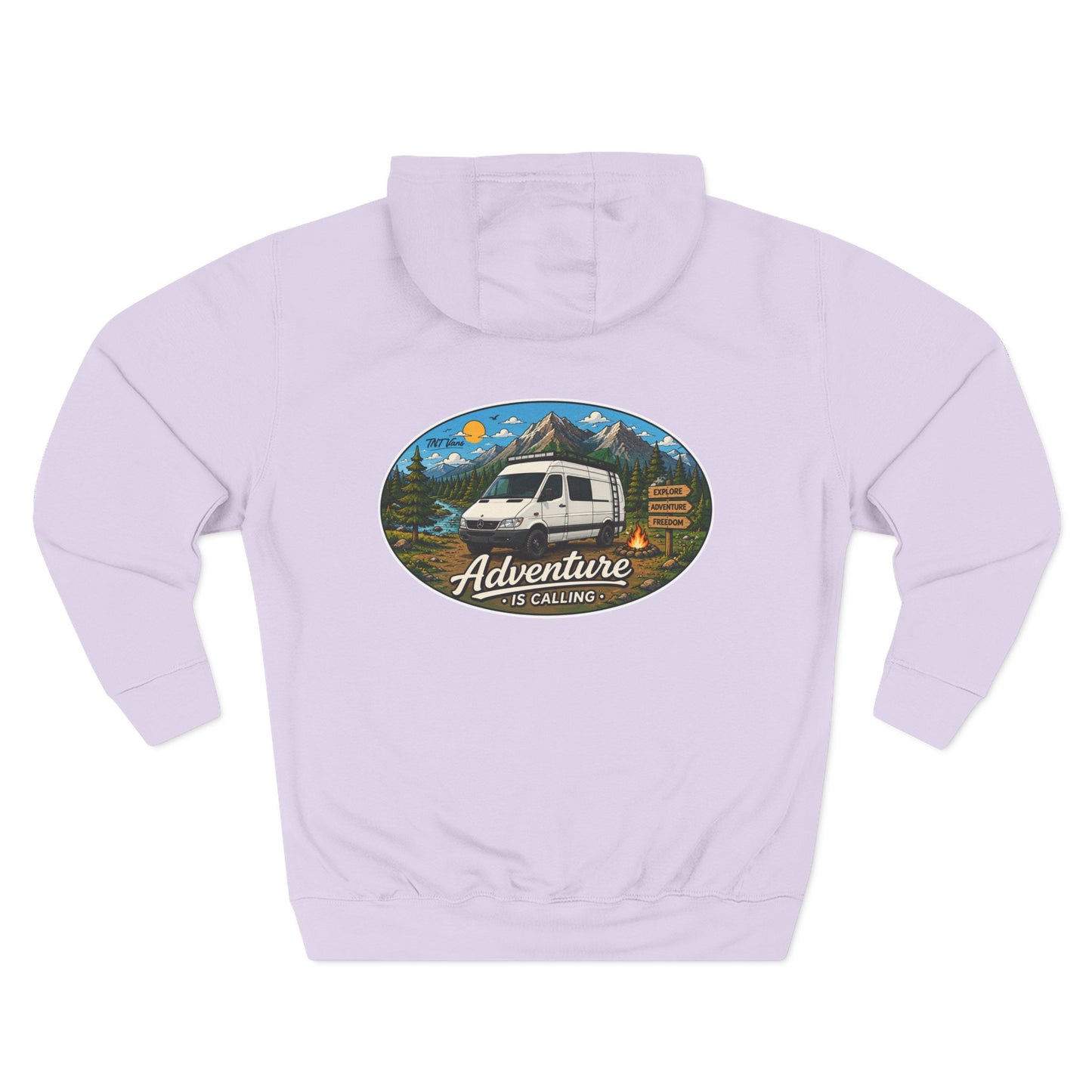 Sprinter T1N Merchandise Adventure is Calling Three-Panel Fleece Hoodie
