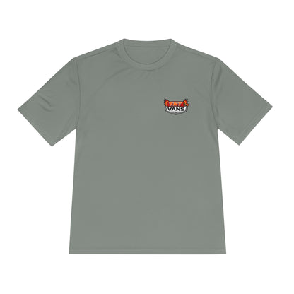 TNTvans Merchandise Built for Adventure Unisex Moisture Wicking Tee