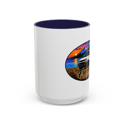 Chevy Express Freedom on Four Wheels Accent Coffee Mug (11, 15oz)
