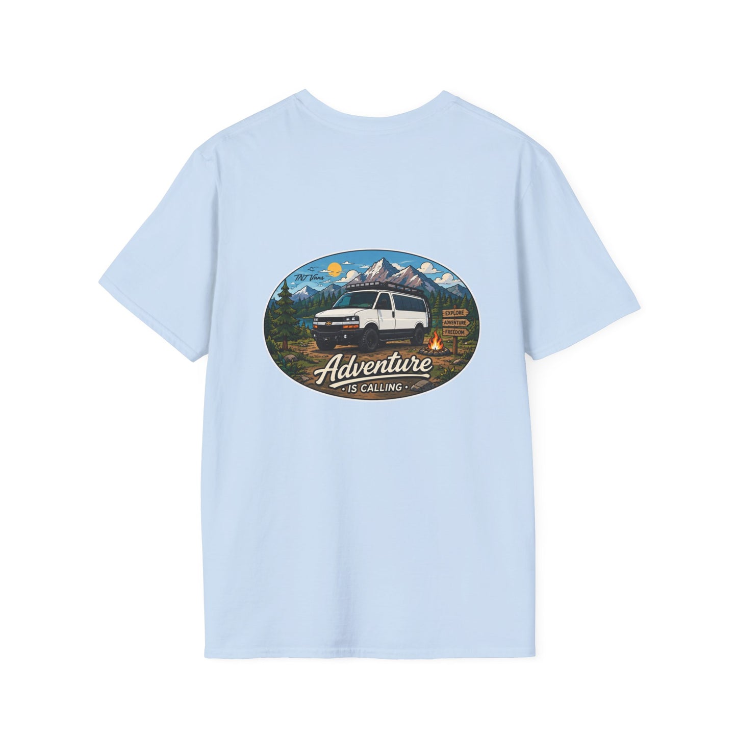 Chevy Express Merchandise Adventure is Calling Unisex Softstyle T-Shirt